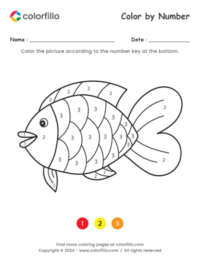 Fish Color by Number