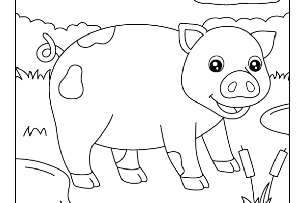 Pig Coloring Page