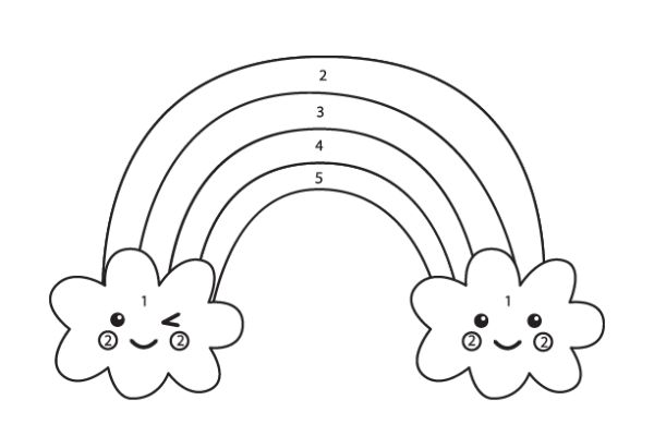 Rainbow Color by Number