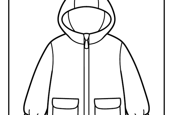 Winter Coat Coloring Page